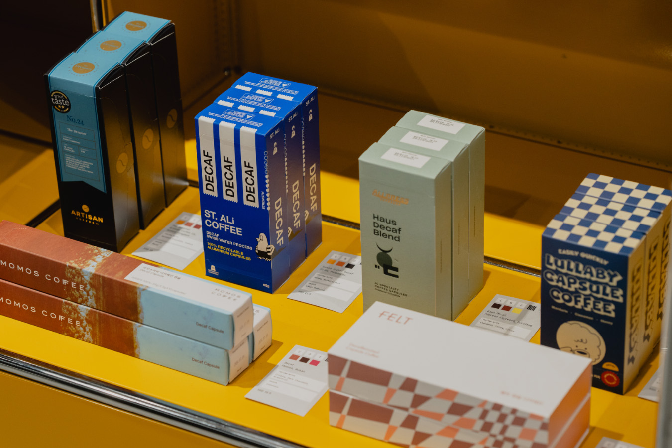 MORNING merchandise display